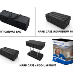 Tension Fabric Podium Case & Graphic- Rectangle