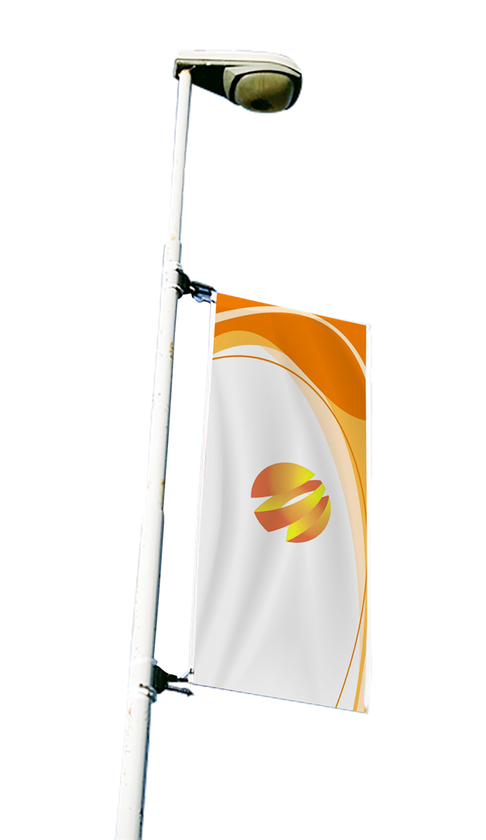 Flex Pole Banner Set – 30″ wide, 18oz Vinyl