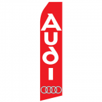 Audi Logo Econo Stock Flag