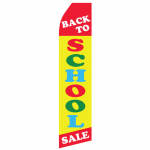 Back to School Sale Econo Stock Flag