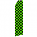 Black Green Econo Stock Flag