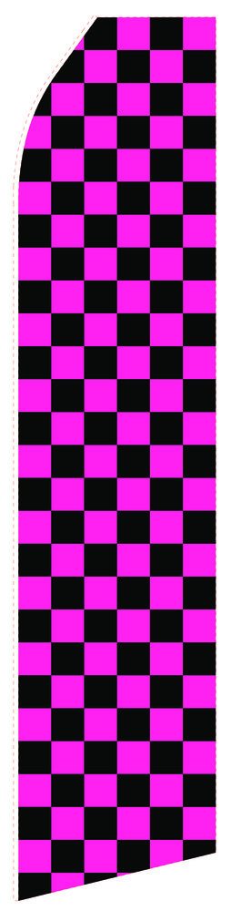 Black Magenta Econo Stock Flag