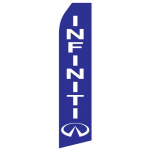 Blue Infiniti Econo Stock Flag