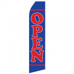 Blue Open Econo Stock Flag