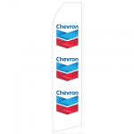 Chevron Gas Logo Econo Stock Flag