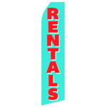 Cyan Rental Econo Stock Flag