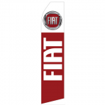 Fiat Logo Econo Stock Flag