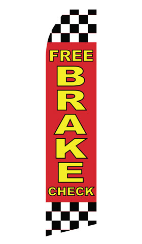 Free Brake Check Econo Stock Flag