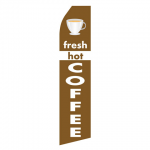 Fresh Hot Coffee Econo Stock Flag