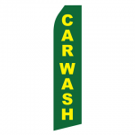 Green Car Wash Econo Stock Flag