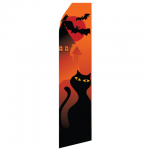 Halloween Cat Econo Stock Flag