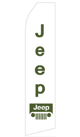 Jeep Logo Econo Stock Flag