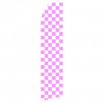 Light Magenta Chessboard Econo Stock Flag