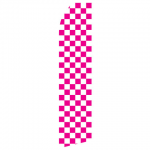 Magenta and White Checkered Econo Stock Flag