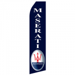 Maserati Logo Econo Stock Flag