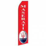 Maserati Logo Econo Stock Flag R