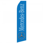 Mercedes-Benz Logo Econo Stock Flag