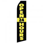 Open 24 Hours Econo Stock Flag