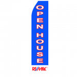 Open House Remax-2 Econo Stock Flag