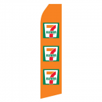 Orange 7-11 Econo Stock Flag