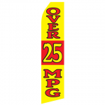 Over 25 MPG Econo Stock Flag