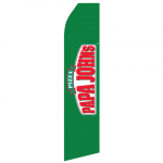 Papa John's Pizza Logo Econo Stock Flag