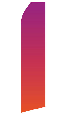 Purple Pink Gradient Econo Stock Flag