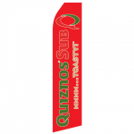 Quiznos Subs Logo Econo Stock Flag