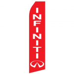 Red Infiniti Econo Stock Flag