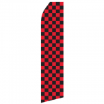 Red and Black Checkered Econo Stock Flag