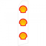 Shell Gas Logo Econo Stock Flag