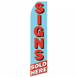 Sign Sold Here Econo Stock Flag