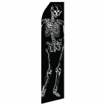 Skeleton Econo Stock Flag