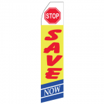 Stop Save Here Econo Stock Flag 2