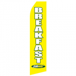 Subway Breakfast Logo Econo Stock Flag