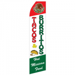 Tacos and Burritos Econo Stock Flag