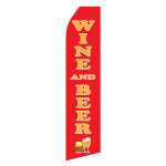 Wine and Beer Econo Stock Flag