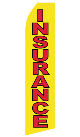 Yellow Insurance Econo Stock Flag