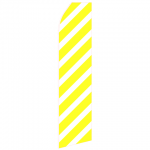 Yellow Stripe Econo Stock Flag