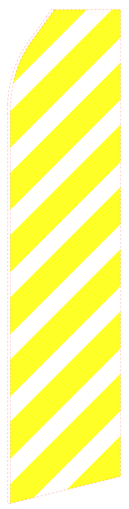 Yellow Stripe Econo Stock Flag