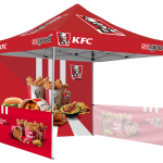 KFC 10' X 10' Pop-Up Event Tent with walls