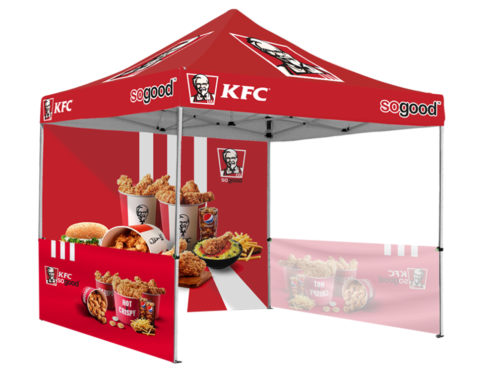 KFC Outdoor Event Promotional Package - B2 Displays