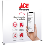 Ace Hardware Straight Tension Fabric Display