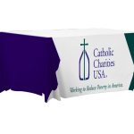 Catholic Charities USA 6ft Fitted Table Cover