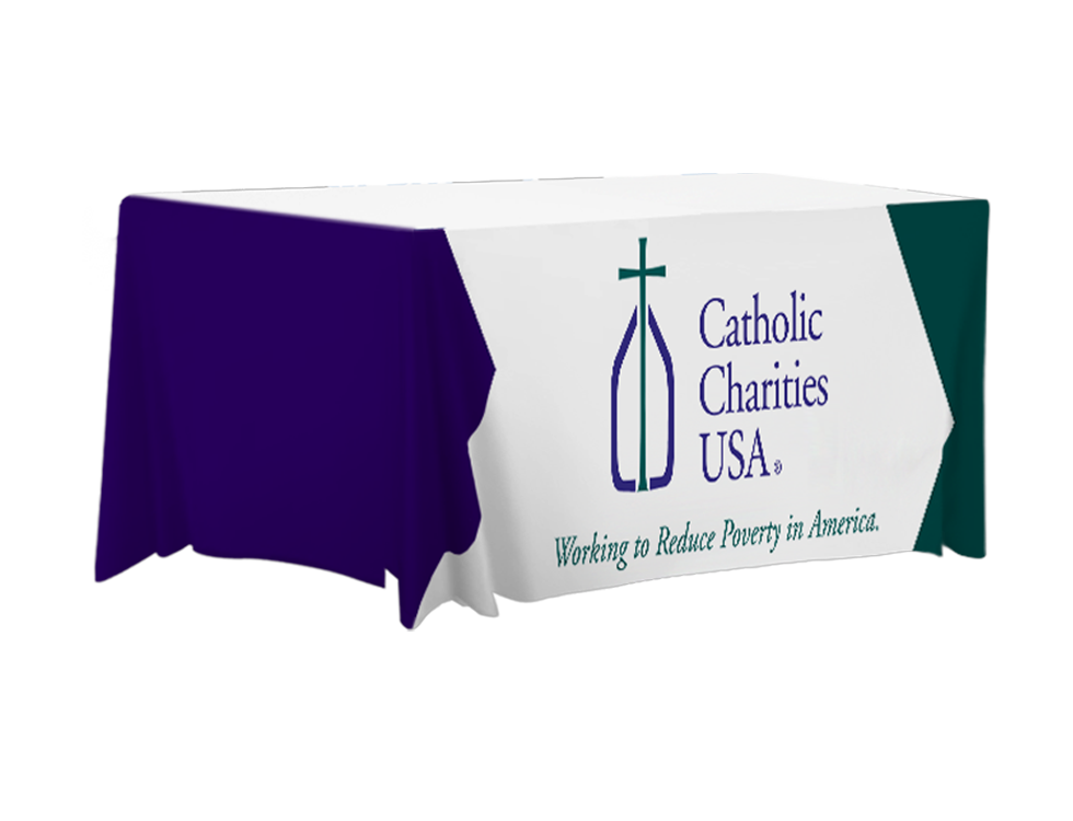 Catholic Charities USA 6ft Fitted Table Cover