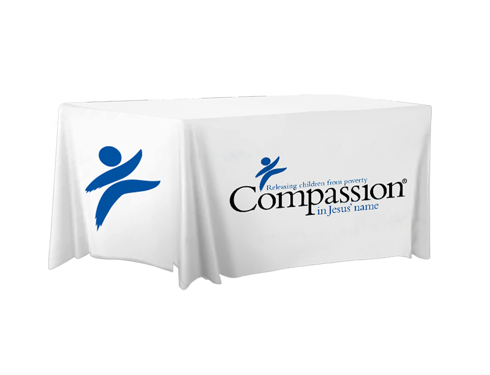 Compassion International 6ft Fitted Table Cover