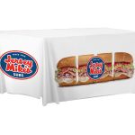 Jersey Mike's Subs 6ft Fitted Table Cover