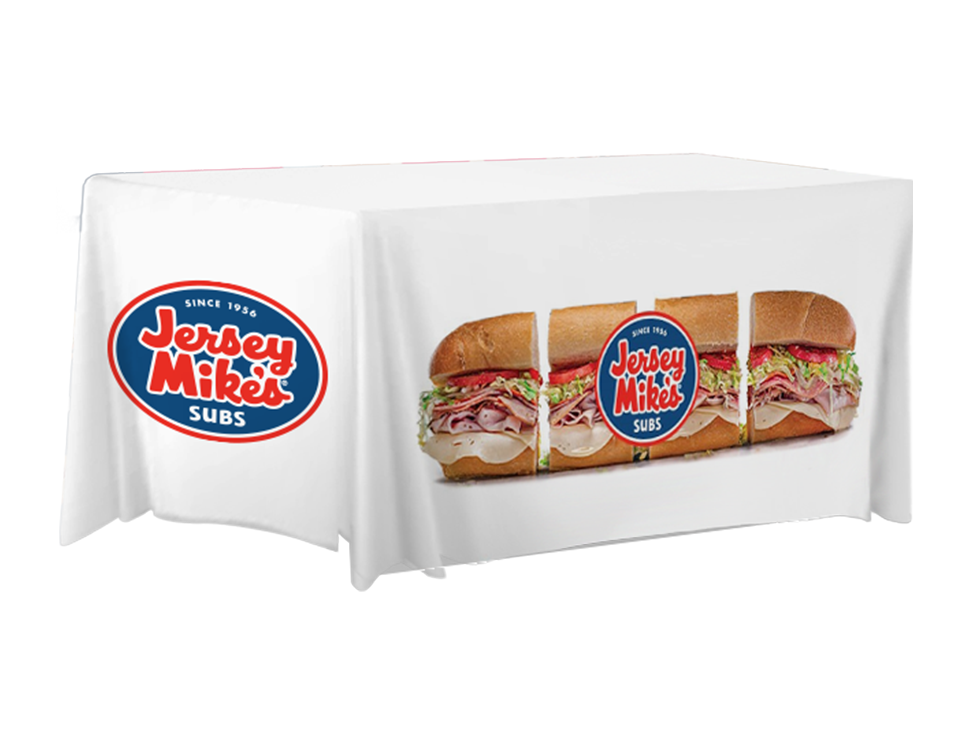 Jersey Mike’s Subs 6ft Fitted Table Cover