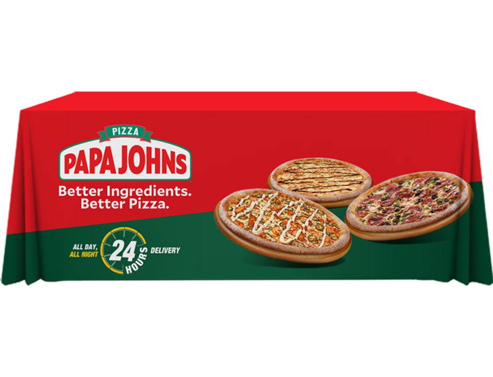 Papa John’s 6ft Fitted Table Cover