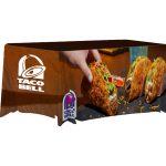 Taco Bell 6ft Fitted Table Cover